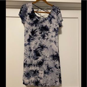 Blue Tie Dye Dress